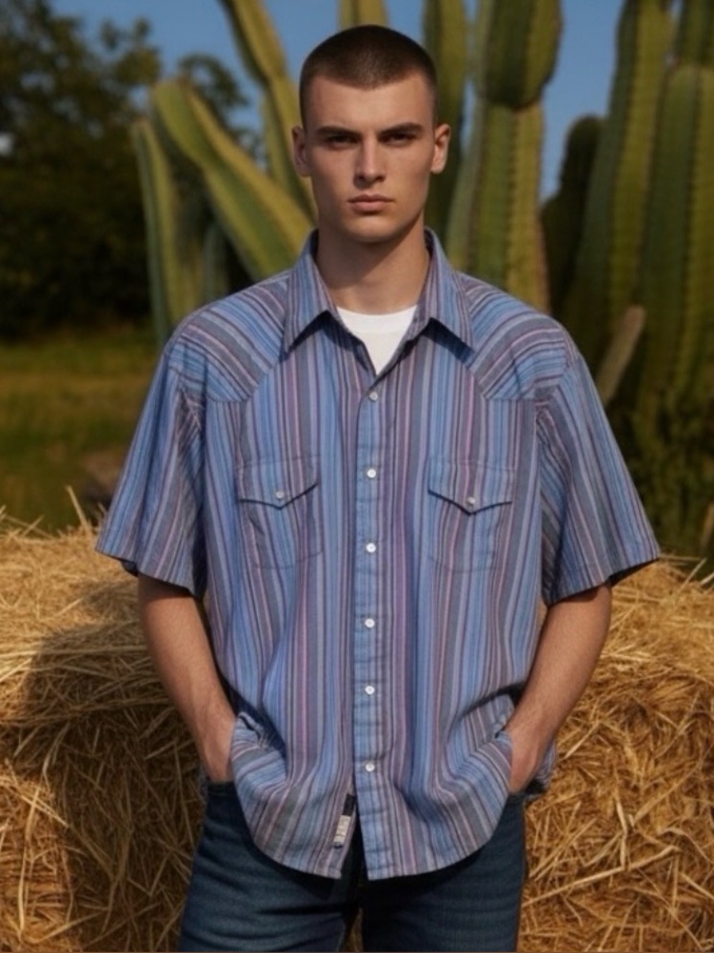 Plainsman Square Tail Pearl Snap Shirt